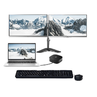 HP Bundle ProBook 450 G8 Laptop 15" i5-1135G7 256GB 16GB RAM + Dual 24" Monitor + Docking Station