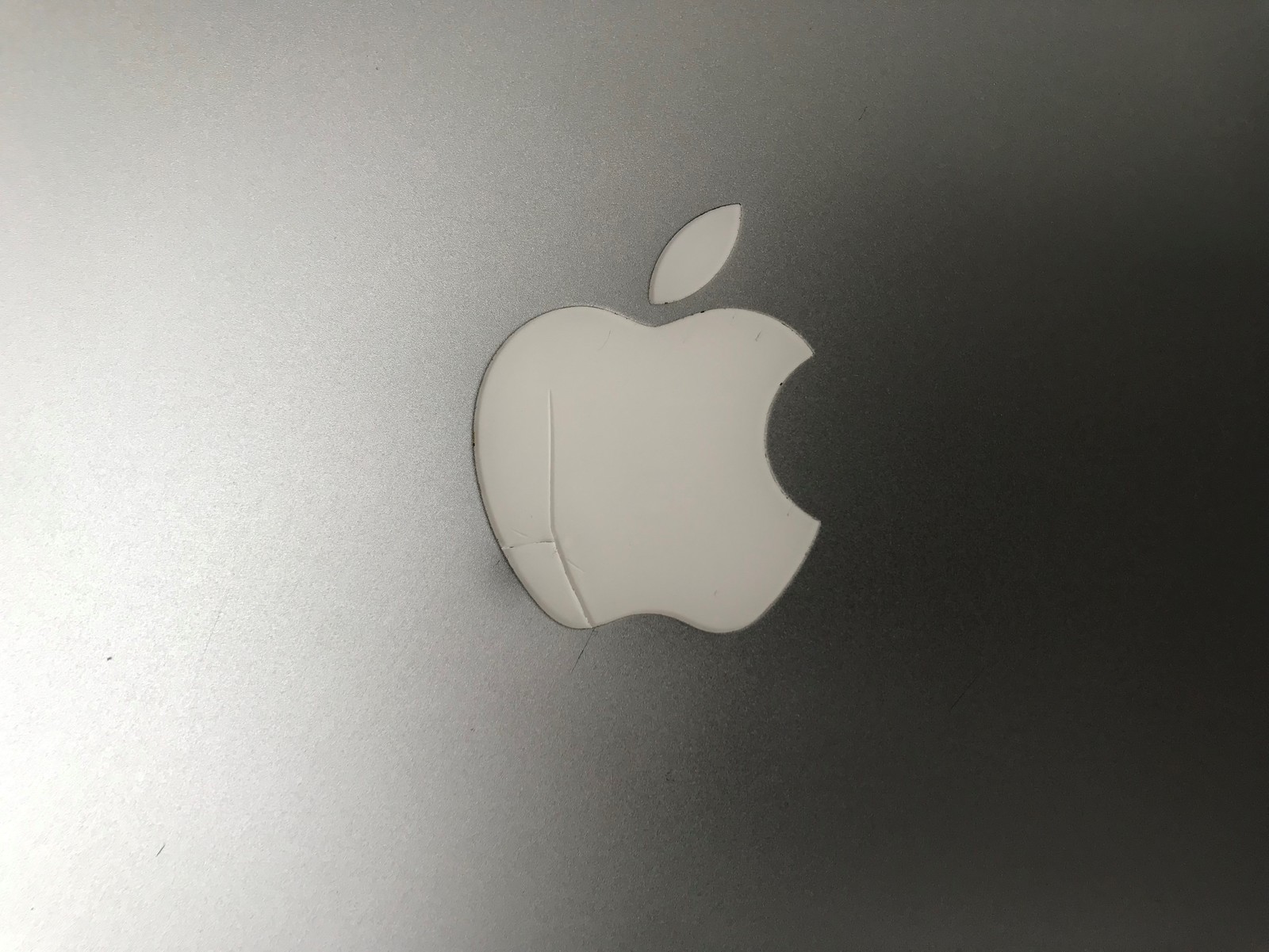 Cracked Apple Logo