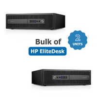 Bulk of 2x HP EliteDesk 800 G2 SFF Desktop PC Intel i5-6500 3.2GHz 32GB RAM 1TB SSD + Wi-Fi
