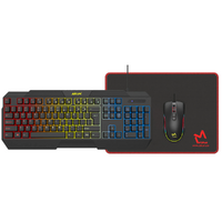 AIKUN 3 IN 1 Gaming Combo - Wired Keyboard Mouse and Mousepad - 7 color Backlight image