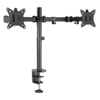 Artiss Dual Monitor Arm Stand (MA-B-D-C24-BK) – 360° Rotating, Adjustable & Extendable