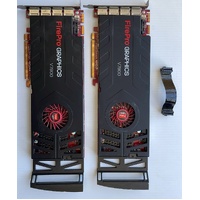 Dual AMD FirePro V7900 2GB GDDR5 High Profile Graphics Card w/ Bridge Cable for CrossFire