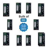 Bulk of 10x Branded 128GB M.2 Solid State Drive to 2.5" SATA Bracket SSD for Laptop Desktop