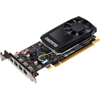 NVIDIA Quadro P1000 GDDR5 4GB Graphics Card PCIe miniDisplay Port - Low Profile image
