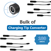 Bulk of 100x Charging Tip Converter from 7.4mm * 5.0mm to USB-C 65W Adapter Charger with Extension Cable image