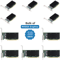 Bulk of 10x NVIDIA NVS 300 512MB DDR3 PCIe Graphics Card DMS-59 - High Profile image