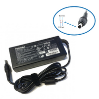 Genuine Toshiba 90W Laptop Charger 19.0V (4.7A) Barrel Tip 5.5mm x 2.5mm Adapter For Satellite, Tecra, Portege image