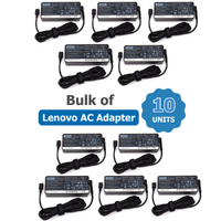 Bulk of 10x Genuine Lenovo 65W Laptop Charger USB-C 20V 3.25A, Adapter for ThinkPad, IdeaPad image