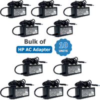 Bulk of 10x Genuine HP 65W Laptop Charger 19.5V, 3.33A, Blue Tip, 4.5 x 3.0mm, AC Adapter For EliteBook Laptops image