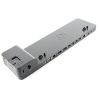 HP UltraSlim Docking Station D9Y32AA + 65W Adapter - For EliteBook, ZBook Laptops image