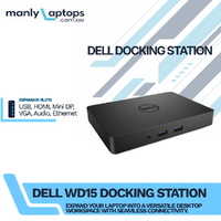 Dell WD15 Docking Station 4K/FHD Display Support Mini DisplayPort HDMI Ethernet