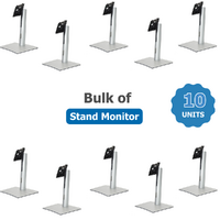 Bulk of 10x Dell P3424WEB Round Monitor Stand – Height Adjustable, Fits 34" Screen