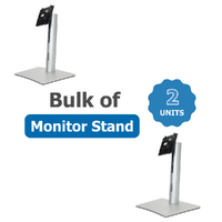 Bulk of 2x Dell P3424WEB Round Monitor Stand – Height Adjustable, Fits 34" Screen image