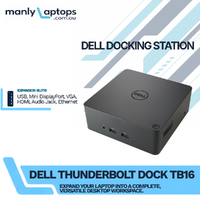 Dell Thunderbolt Dock TB16 USB 3.0 Mini DisplayPort HDMI VGA Audio Jack Ethernet