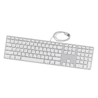 Apple Aluminum USB Wired Keyboard A1243 (with Numeric Keypad) - Brand New Apple Boxed image