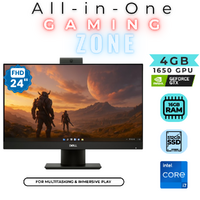 Dell 7480 24" Gaming All-in-One Desktop i7-10700 8-Cores 4.8GHz 512GB 16GB RAM 4GB GTX 1650