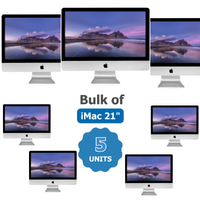 Bulk of 5x Apple iMac 21" A1418 FHD i5-7360U 3.6GHz 8GB RAM 1TB HDD Ventura (Mid 2017) image