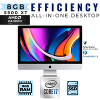 Apple iMac 27" 5K A2115 (2020) i7-10700K 3.8GHz 512GB 32GB RAM 8GB Radeon Pro 5500XT image