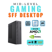 Mid-Level Gaming SFF Desktop Intel i5 CPU 128GB 16GB RAM 2GB Graphics Windows 11 image