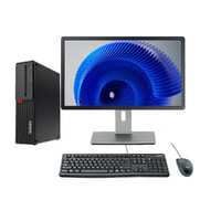 Lenovo M910s SFF Bundle Desktop PC i5-6500 3.6GHz 128GB SSD 8GB RAM + 22" Monitor