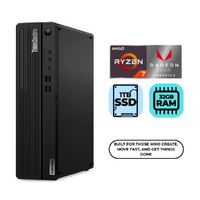 Lenovo ThinkCentre M75s Gen 2 AMD Ryzen 7 Pro (8-core) 1TB SSD 32GB RAM Radeon image