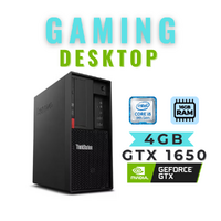 Lenovo P330 Gaming Desktop Tower i5-9500 6-Core 16GB SSD + HDD 4GB GTX 1650 Windows 11 image