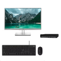 HP 800 G6 Bundle Mini Desktop i5-10500T 6-Core 2.3GHz 8GB RAM 256GB + 24" Monitor image