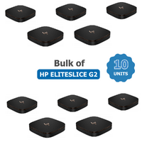 Bulk of 10x HP Elite Slice G2 MS-SRS Mini Desktop i5-7500T 2.7GHz 16GB RAM 480GB Windows 11