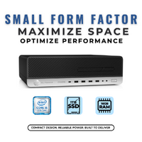 HP EliteDesk 800 G4 SFF Desktop i5-8500 6-cores 4.1GHz 1TB 16GB RAM Windows 11 image