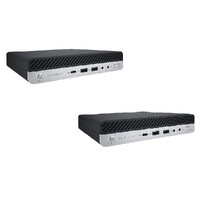 Bulk of 2x HP EliteDesk 800 G5 Mini Desktop i5-9500T Six-Core 2.2GHz 128GB 8GB RAM Windows 11 image