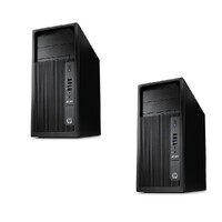 Bulk of 2x HP Z240 Workstation Tower E3-1270v5 3.6GHz 16GB RAM 256GB SSD + HDD Win 11