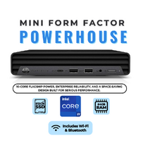 HP EliteDesk 800 G6 Mini Desktop i9-10900 10-Core 512GB SSD 64GB RAM Windows 11 image