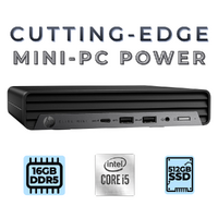 HP Elite Mini 600 G9 Mini Desktop i5-13500T 14-Cores 4.6GHz 512GB SSD 16GB RAM - Windows 11 image