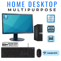 Dell 7050 SFF Desktop Bundle i7-6700 512GB SSD 32GB RAM Windows 11 + 22" Monitor image