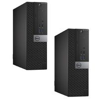 Bulk of 2x Dell OptiPlex 3040 SFF Desktop i5-6500 3.2GHz 8GB RAM 480GB SSD + Wi-Fi image