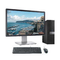 Dell OptiPlex 7040 Full Desktop PC i5-6500 8GB RAM 480GB SSD + 22" HD+ Monitor image