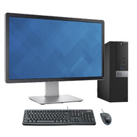Dell OptiPlex 7040 Full Desktop PC i5-6500 8GB RAM 480GB SSD + 22" HD+ Monitor image