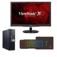 Dell 7070 Gaming Bundle Desktop i7-9700 8-core 1TB 16GB RAM 6GB RTX 3050 + 27" Monitor + Keyboard & Mouse image