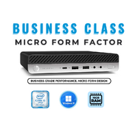 HP ProDesk 600 G4 Desktop Mini PC i5-8500T 2.1GHz 256GB 16GB RAM + WTY