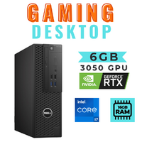 Dell 3420 Gaming Desktop i7-6700 3.4GHz 512GB 16GB RAM 6GB NVIDIA RTX 3050 Windows 11
