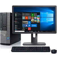 Dell OptiPlex 9020 SFF Full Desktop i7-4770 8GB RAM 240GB SSD + Dell 24" Monitor image