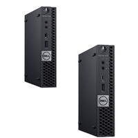Bulk Buy 2x Dell OptiPlex 7060 Micro Desktop PC i5-8500 3.0GHz 8GB RAM 256GB SSD image