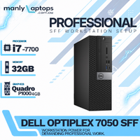 Dell OptiPlex 7050 SFF Desktop PC i7-7700 4.2GHz 32GB RAM 512GB 4GB Quadro P1000 - Windows 11 image