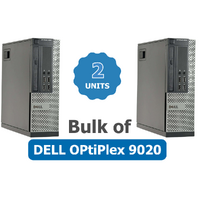 Bulk of 2x Dell OptiPlex 9020 SFF Desktop PC i5-4570 3.2GHz 8GB RAM 1TB SSD W10P + Wi-Fi