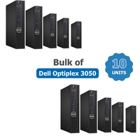 Bulk of 10x Dell OptiPlex 3050 Micro Desktop i3-6100T 3.20GHz 128GB 4GB RAM Windows 10 image