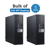 Bulk of 2x Dell Optiplex 7070 SFF Desktop i5-9500 6-cores 4.40GHz 512GB 16GB RAM image