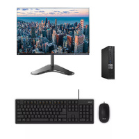 Dell 7050 Micro Bundle Desktop i7-7700T 3.8GHz 256GB 16GB RAM Windows 11 + 24" Monitor image
