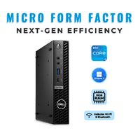 Dell OptiPlex 7010 Micro Desktop i5-13500T (14-cores) 256GB 16GB RAM Wi-Fi Windows 11 image