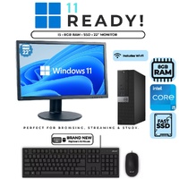 Dell OptiPlex 5050 SFF Desktop Bundle i5-7500 8GB RAM 256GB SSD + 22" Monitor image
