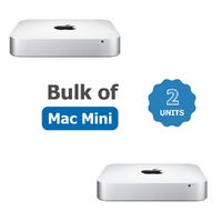 Bulk 2x Apple Mac Mini A1347 Desktop i5-4278U 2.6GHz 8GB RAM 256GB SSD (Late 2014)